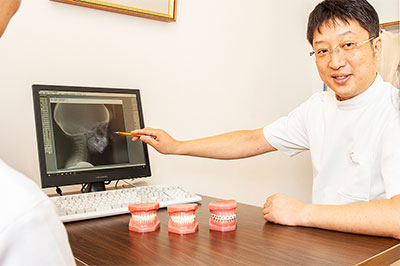 ご納得いただいてから治療開始